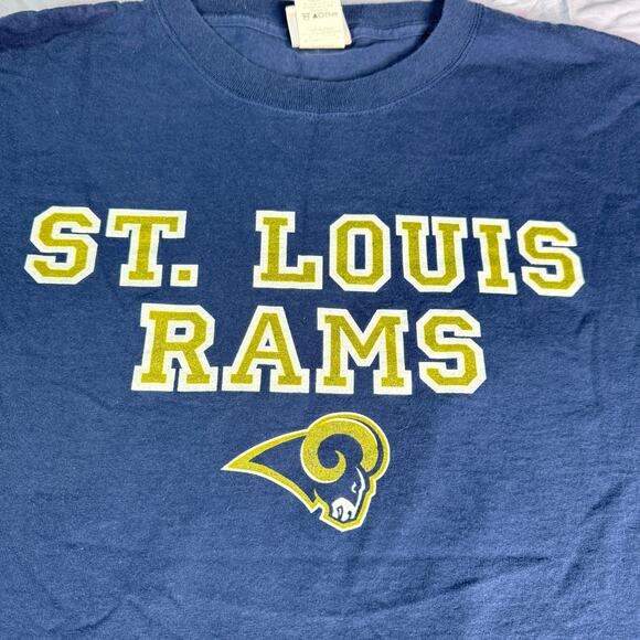 St. Louis Rams Vintage T-Shirt Men's sz XL NFL Gameday Team Apparel - Picture 1 of 8